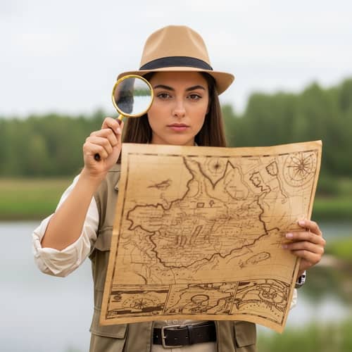 Hispanic Archaeologist Uncovering Secrets | Adventure Spirit