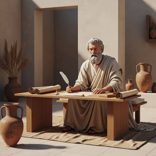 Ancient Greek Philosophy in Minimalist Setting