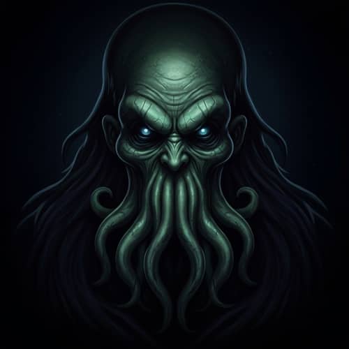 Fearsome Cthulhu: Lovecraftian Cosmic Horror Painting
