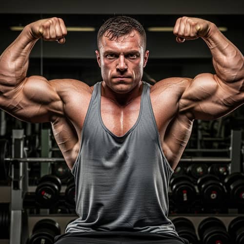 Strong and Muscular Individual | Professional Photoshoot