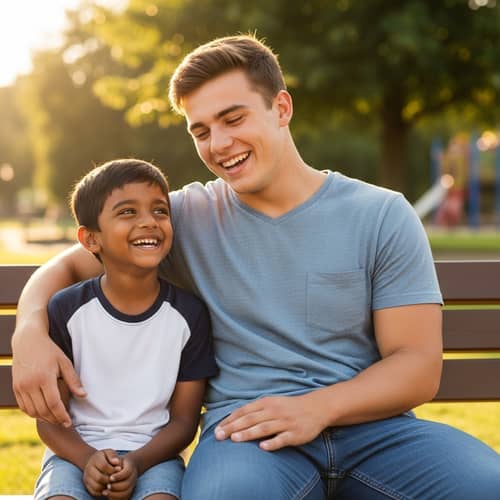 Inclusive Friendship: South Asian Boy and White Teenager Bonding