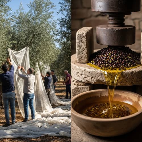 Traditional Plant Oil Extraction Process | Olive Oil Production
