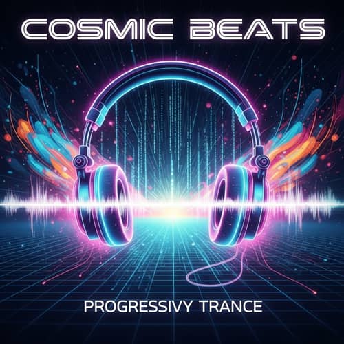 Cosmic Beats - Progressive Trance Album Cover Design