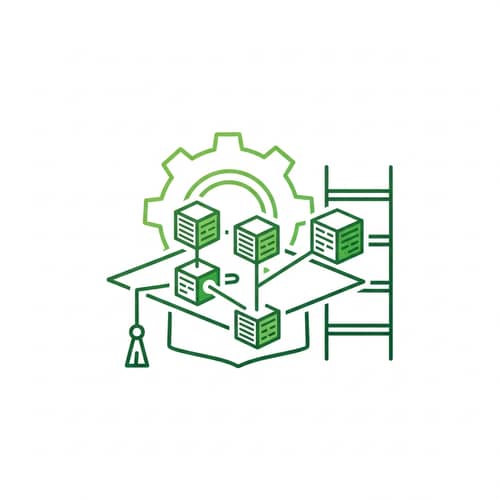 Blockchain for Education & Career Development Icon
