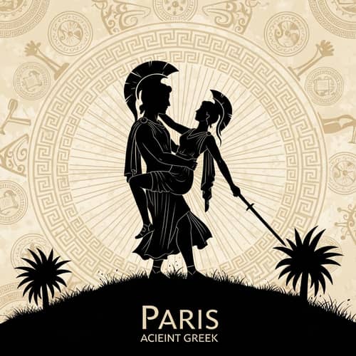 Ancient Greek Mythology Abduction in Greek Art Silhouettes