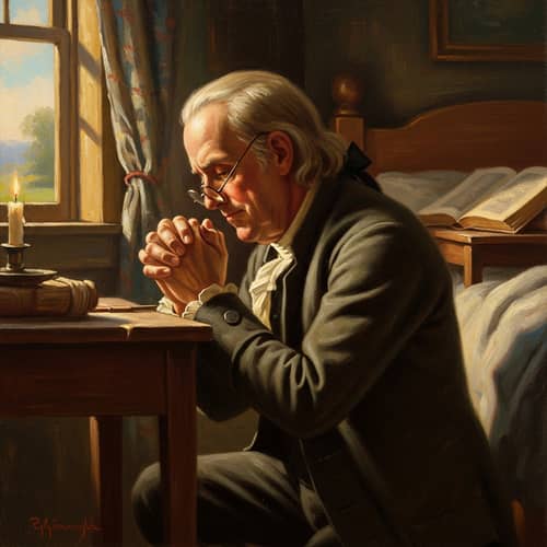 George Washington Praying: A Kincaide-esque Illustration