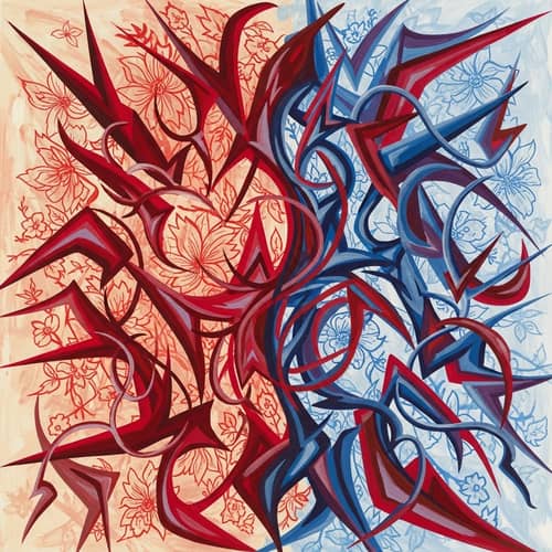 Powerful Abstract Artwork Visualizing the Pain of Endometriosis