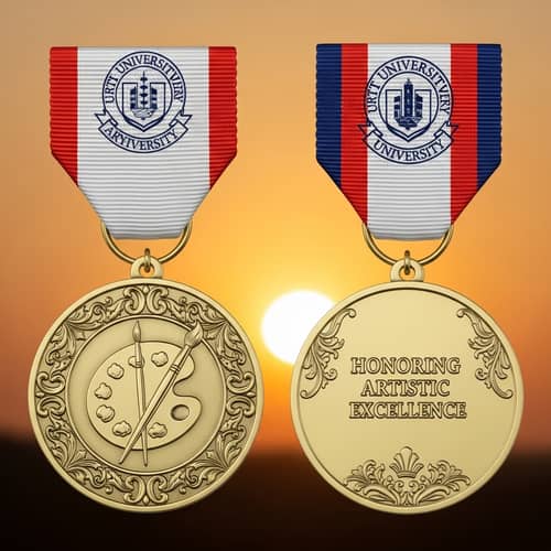 Art University Graduate Commemorative Medal | Honoring Artistic Excellence
