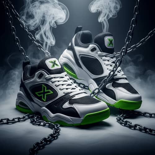 Nike Air Max 98 Smoke and Chains Athletic Shoes