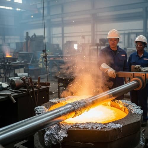 Detailed Zinc Coating Process - Steel Pipe Galvanization Scene