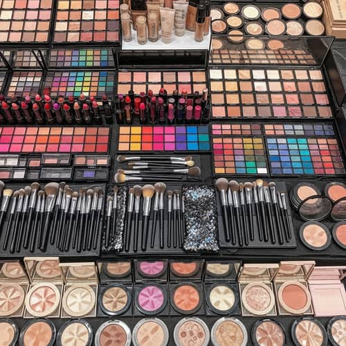 Makeup Paradise: Vibrant Lipsticks, Eye-shadow Palettes & Beauty Essentials