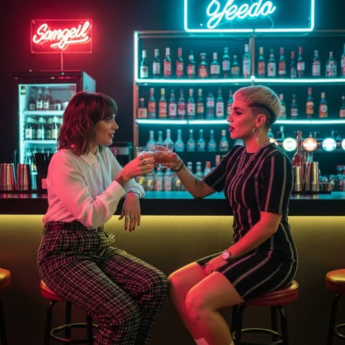 Harry Styles & Bad Gyal: Bar Chat & Friendship | Pop & Reggaeton Stars