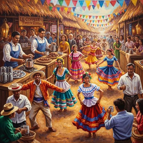 Cultural Coffee-Themed Event | Vibrant South-East Asian Festival