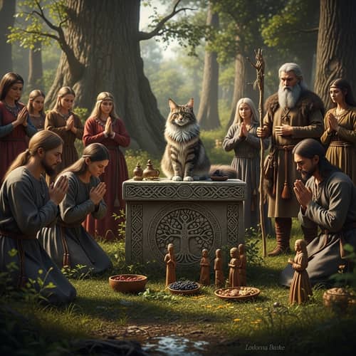Ancient Slavic Worship of Cats