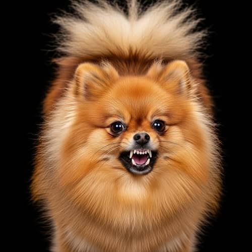 Fierce Pomeranian: Small Dog with a Big Attitude