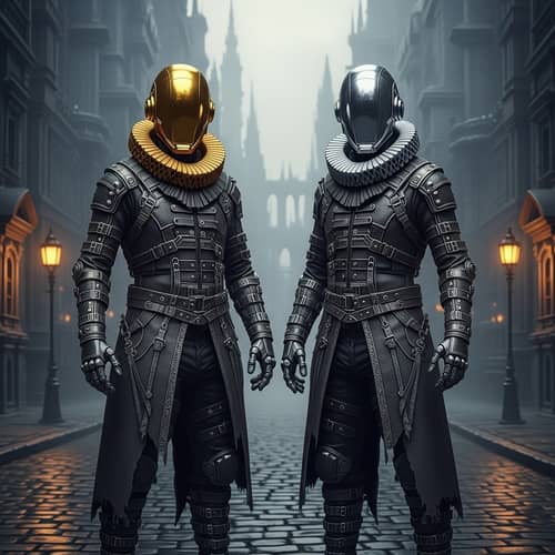 Daft Punk Bloodborne Fusion: Gothic Electronic Musicians