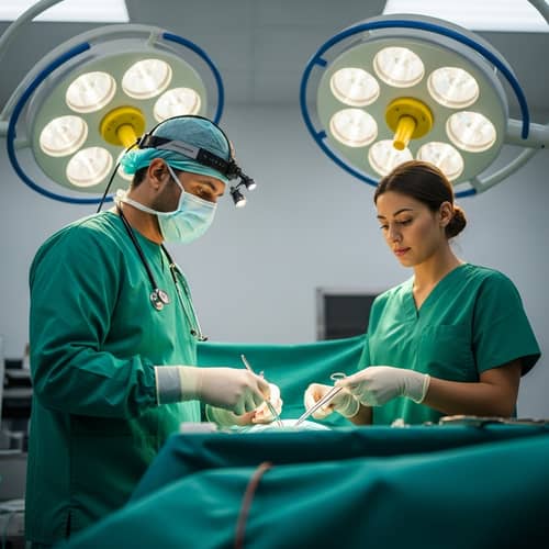 Medical Surgery: Urgent Operation by Expert Surgeon & Nurse