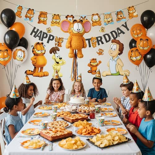 Garfield Themed Birthday Party | Fun Cat Celebration
