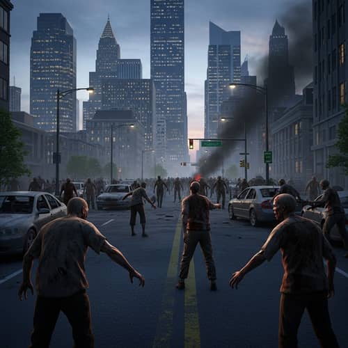 Zombie Apocalypse: Chaos in City - Unearthly Creatures Attack