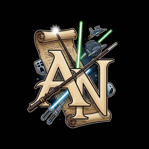Star Wars & Harry Potter Inspired Twitch Logo Design - AN Letters