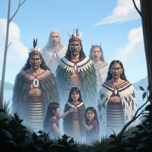 Ancestral Maori Guardians: Love and Protection for Descendants