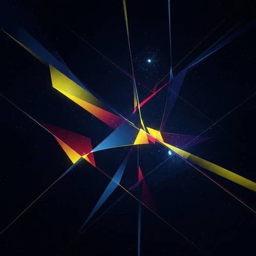 Mesmerizing Star-Field Universe in Dark Blue and Black