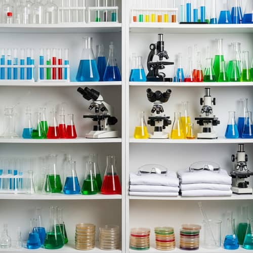 Science Lab Materials - Test Tubes, Beakers, Microscopes & More