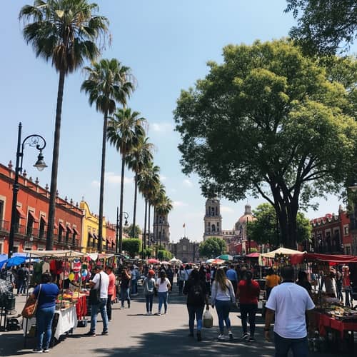 Historic Center of Mexico City: Documented in Colorful Detail