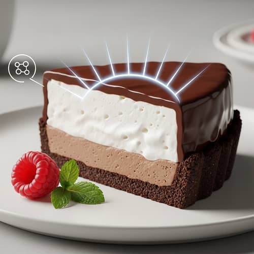 Protein-Enriched Dark Chocolate Marshmallow Pie