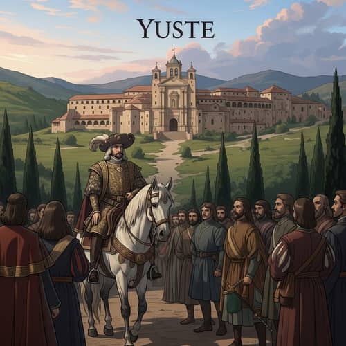 European Monarch Arriving at Yuste Monastery | Historical Scene