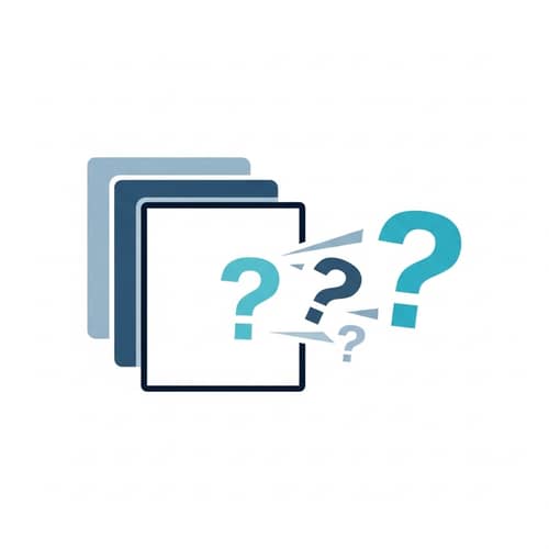 Creative PDF Question Extractor Logo Design