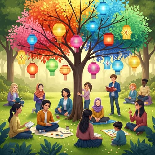 Vibrant & Inclusive: Embracing Diversity in a Lush Park Setting