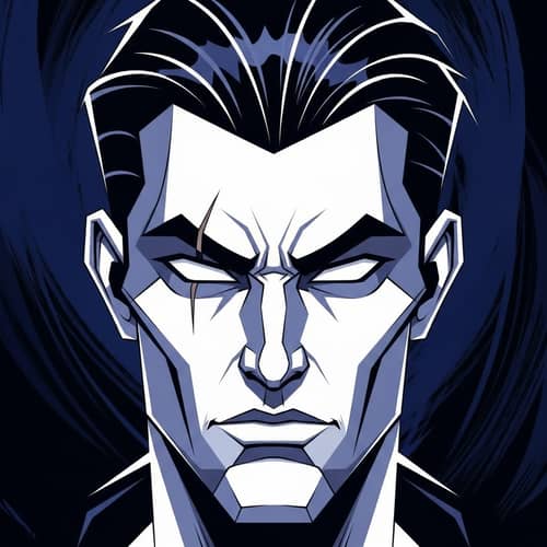 Stylized Face of a Man - Art Inspiration