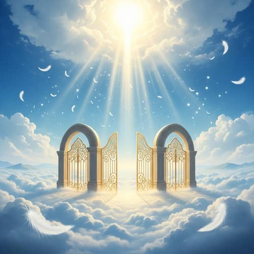 Ethereal Landscape: The Glory of Heaven | Divine Tranquility