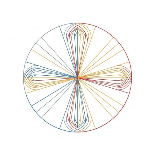 Minimalist Geometric Circle Design for Balance and Harmony