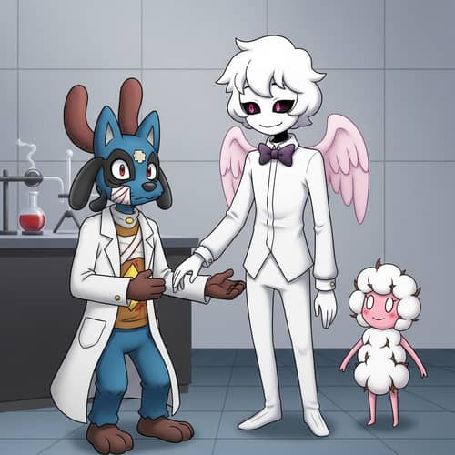 Lucario Mercury: The Tale of Angel Ghost and Cotton Candy