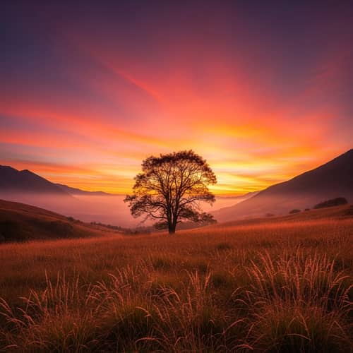 Enchanting Dusk Landscape Photography