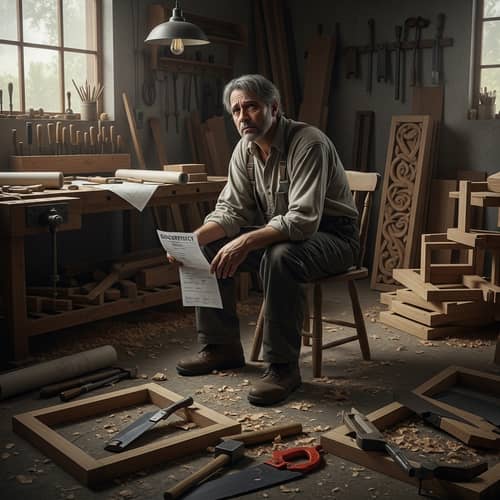 Bankrupt Carpenter in Disarray - Abandoned Woodworker Workshop