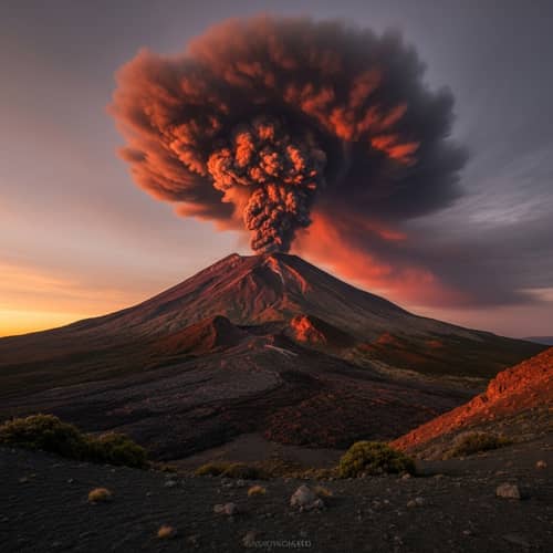 Volcano Eruption: Stunning Smoke Billows