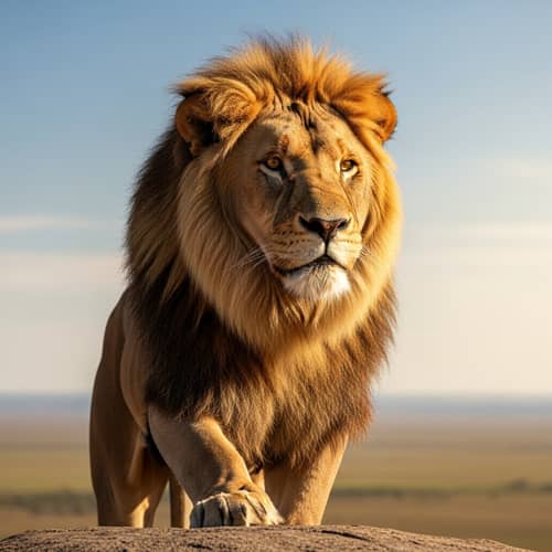 Rasul the Lion: Majestic Leader of the Savannah