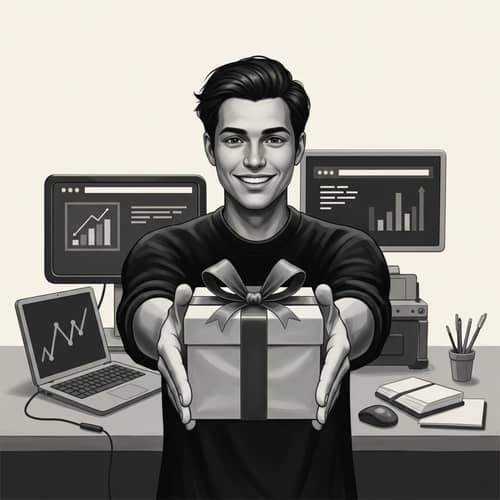 Vintage Chiaroscuro Digital Painting | Web Programmer's Triumph