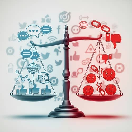 Impact of Social Media: Positive vs Negative Effects