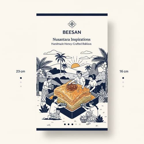 Nusantara Culture Inspired Baklava Packaging | BEESAN