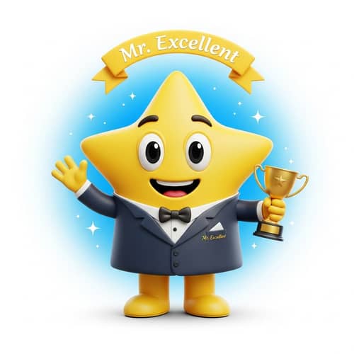 Mr. Excellent Mascot Design | Unique Branding