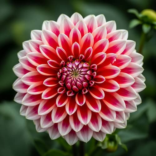Colorful Bloom Dahlia Flower Close-Up in Ultra HD Quality