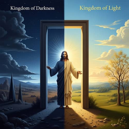 Renaissance-style Painting - Kingdom of Darkness and Light