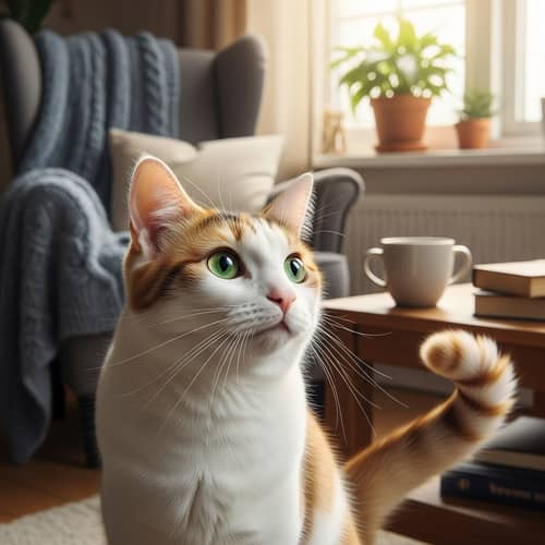 Detailed Display of Domestic House Cat