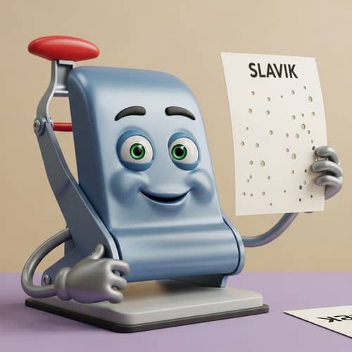 Slavik Hole Puncher: Unique Anthropomorphic Office Tool Slavik Hole Puncher: Unique Anthropomorphic Office Tool