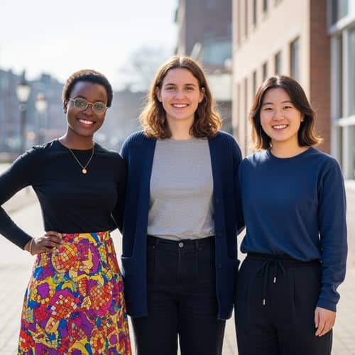 Multicultural Group of Women Enjoying Sunny Day