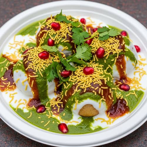 Delicious Kalkatti Chaat Dahi Vada at Rs. 130 in Jaipur